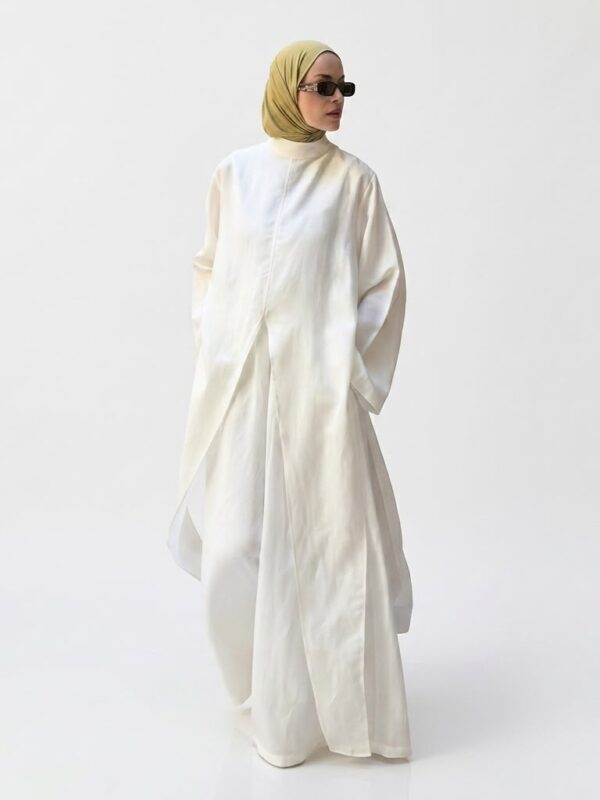 Ensemble Blanc En Lin